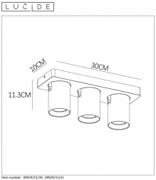 Спот Lucide Nigel 09929/15/30