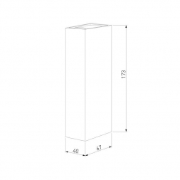 Уличный настенный светодиодный светильник Elektrostandard Blaze 35136/W белый a057049