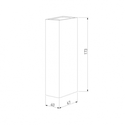 Уличный настенный светодиодный светильник Elektrostandard Blaze 35136/W белый a057049