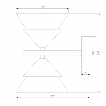 Бра Eurosvet Rylee 70138/2 хром
