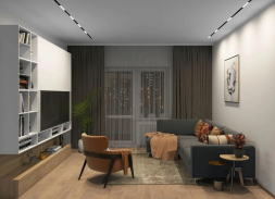 Трековый светодиодный светильник Denkirs Smart Linear DK8003-BK