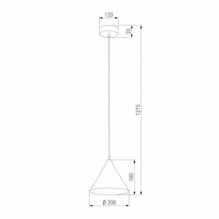 Уличный подвесной светодиодный светильник Elektrostandard Bevel 35184/H a068472