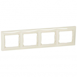 Рамка 4-постовая Legrand Valena слоновая кость 695634