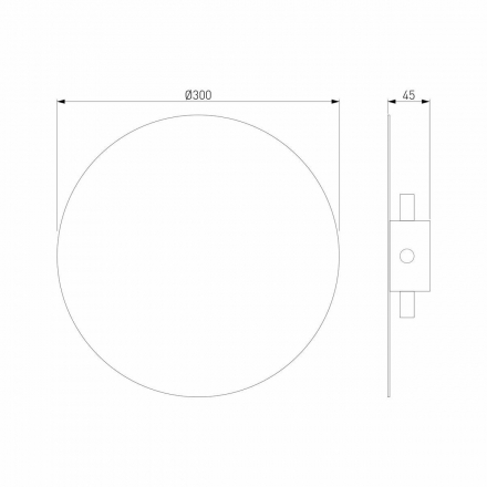 Настенный светильник TK Lighting 5911 Luna