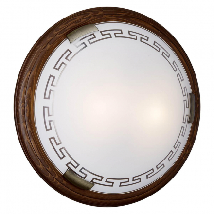 Потолочный светильник Sonex Gl-wood Greca wood 260