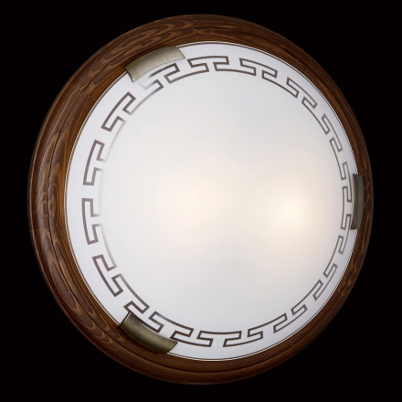 Потолочный светильник Sonex Gl-wood Greca wood 260