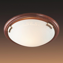 Потолочный светильник Sonex Gl-wood Greca wood 260