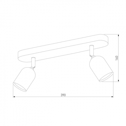 Спот TK Lighting 3303 Top Black Gold