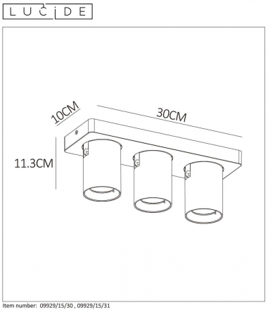 Спот Lucide Nigel 09929/15/31