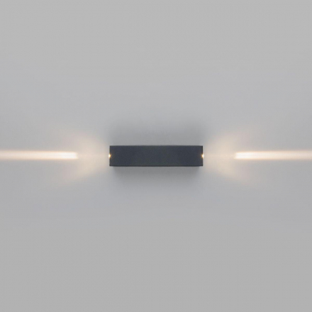 Уличный настенный светодиодный светильник Elektrostandard Blaze 35136/W серый a057051