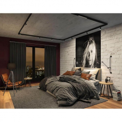 Трековый светодиодный светильник Denkirs Smart Linear DK8004-BK