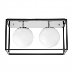 Потолочная люстра Lumina Deco Maldini LDC 8060-2 CHR+BK