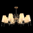 Подвесная люстра Crystal Lux Renata SP8 Gold