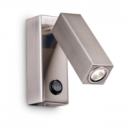 Светодиодный спот Ideal Lux Page AP Square Nickel 233857