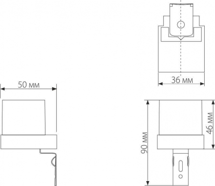 Датчик освещенности Elektrostandard SNS-L-06 1200W IP44 Белый a026126