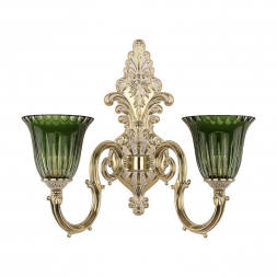 Бра Bohemia Ivele 7203B15/2/210 GW P2 U Clear-Green/H-1K