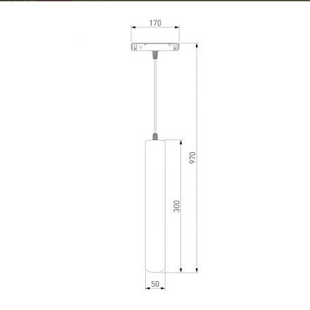 Трековый светодиодный светильник Elektrostandard Slim Magnetic 85014/01 a057202