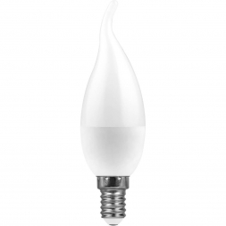 Лампа светодиодная Feron E14 7W 2700K Свеча Матовая LB-97 25475