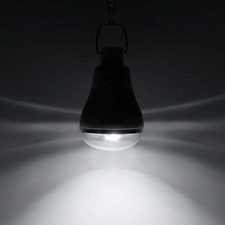 Лампа светодиодная Gauss с солнечной панелью 3W 4000K прозрачная 902102203