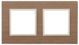 Рамка 2-постовая ЭРА Elegance 14-5302-07 Б0034572