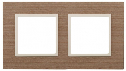 Рамка 2-постовая ЭРА Elegance 14-5302-07 Б0034572