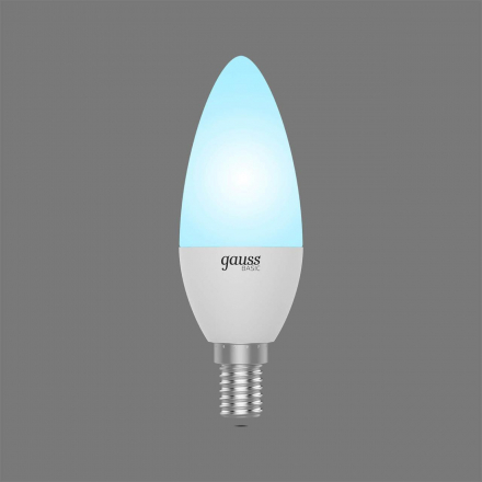 Лампа светодиодная Gauss E14 5,5W 4100К матовая 1033126