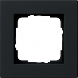 Рамка 1-постовая Gira E2 черный матовый 0211095