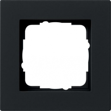 Рамка 1-постовая Gira E2 черный матовый 0211095