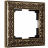 Рамка на 1 пост Werkel Antik бронза W0011512 4690389158353