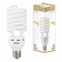 Лампа люминесцентная TDM Electric Народная E40 105W 4000K матовая SQ0347-0047