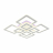 Потолочная светодиодная люстра Profit Light 8882/4+4B PGD