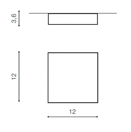 Накладной светильник Azzardo Falco 12 3000K AZ2780