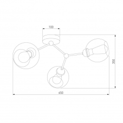 Потолочная люстра TK Lighting 4372 Fairy