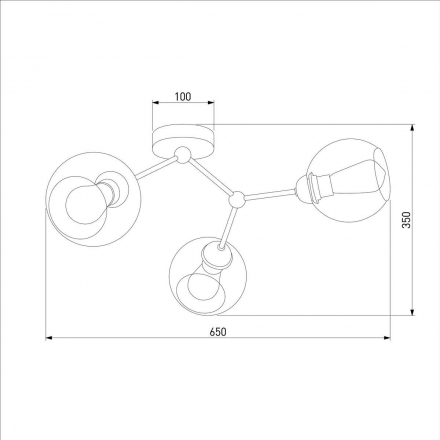 Потолочная люстра TK Lighting 4372 Fairy