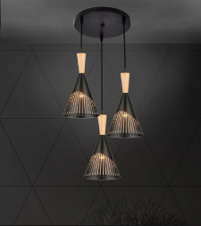 Подвесная люстра Seven Fires Adrien WD3603/3P-BK