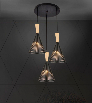 Подвесная люстра Seven Fires Adrien WD3603/3P-BK