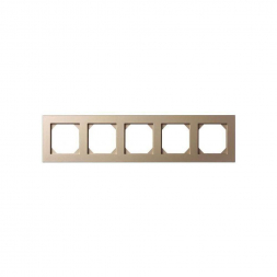 Рамка 5-постовая Liregus Epsilon шампань 28-322