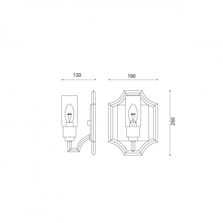 Бра Vele Luce Elsa VL4214W01