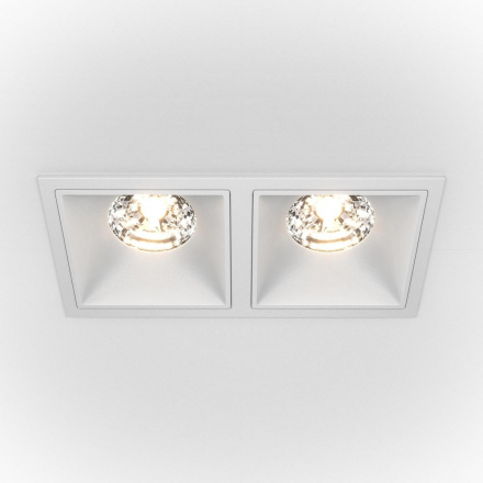 Встраиваемый светильник Maytoni Alfa LED DL043-02-15W4K-SQ-W
