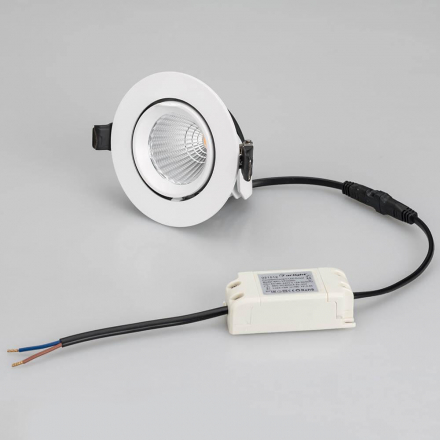 Встраиваемый светодиодный светильник Arlight LTD-Explorer-R100-12W White6000 024028