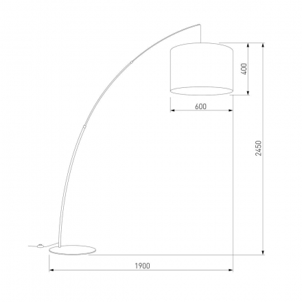 Торшер TK Lighting 5486 Moby Nature