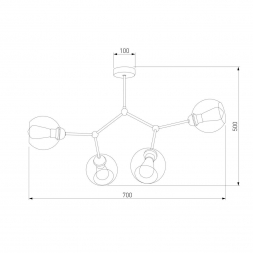 Подвесная люстра TK Lighting 2730 Fairy