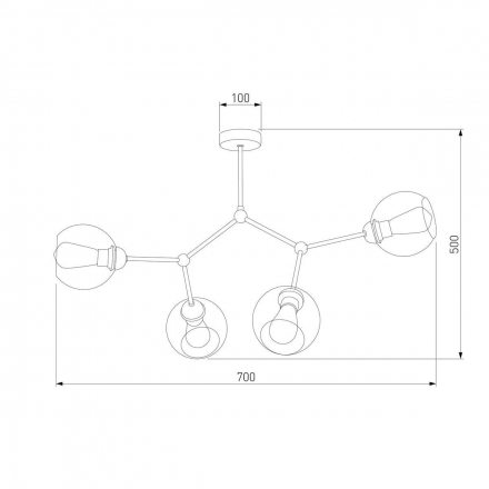 Подвесная люстра TK Lighting 2730 Fairy