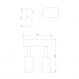 Настенный светильник Eurosvet 20063/2 античная бронза