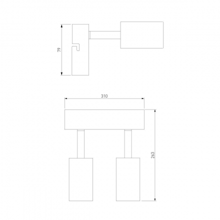 Настенный светильник Eurosvet 20063/2 античная бронза