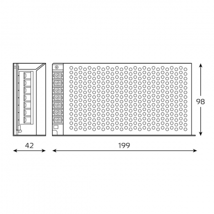 Блок питания Gauss 150W 12V IP20 BT506