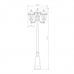 Садово-парковый светильник Elektrostandard Capella a025017