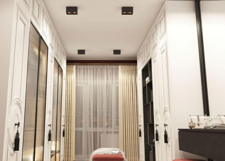 Накладной светильник Denkirs DK3085-BK+RD