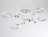 Потолочная светодиодная люстра Ambrella light Comfort LineTech FL51648