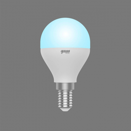 Лампа светодиодная Gauss E14 7,5W 4100К матовая 1053128